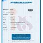 Taxpayer Registration Certicficate